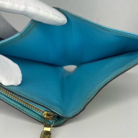 🩵Louis Vuitton Monogram Groom Compact Wallet w/Blue Interior LIMITED EDITION!🩵 - Picture 10 of 11